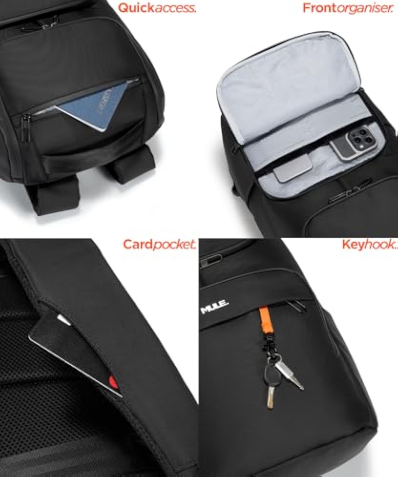Binary Laptop Backpack for Travel, Fits up to 16 inch Laptops