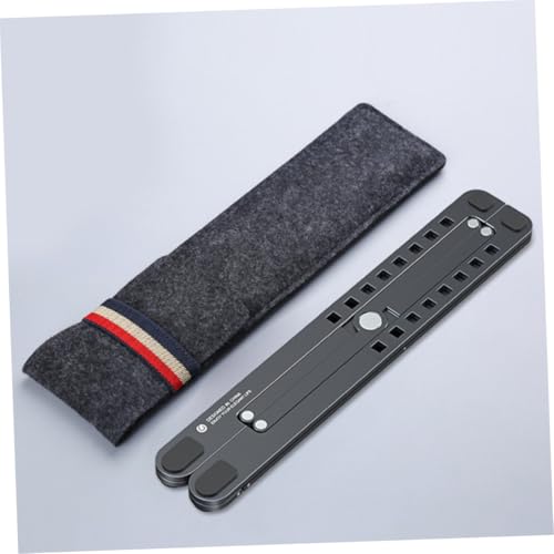 Base para laptop ajustable y plegable color gris oscuro miniatura 5