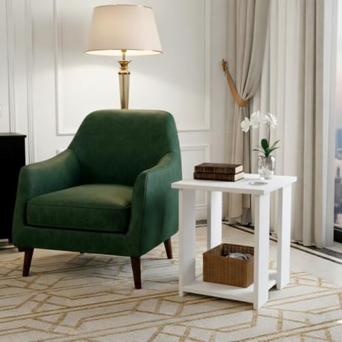Image of SPYDER CRAFT Exotic Wood Bedside Table for Bedroom|Wooden Modern Side Tables for Bedroom|Side Table for Bed Room|Corner Table for Bed Room (Finish Color -Noce Lyon, DIY(Do-It-Yourself))