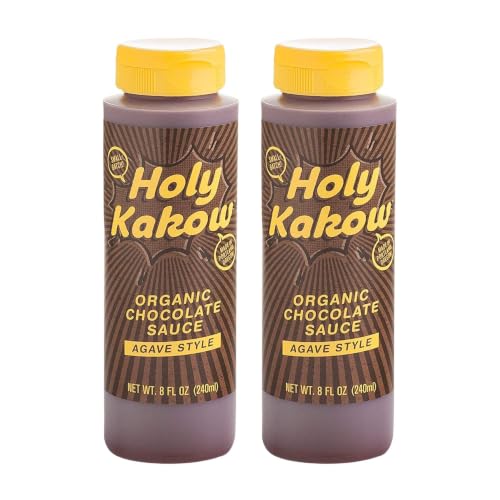 Holy Kakow Organic Chocolate Sauce, Agave Style, Vegan - 8 Oz (2-Pack) image 2