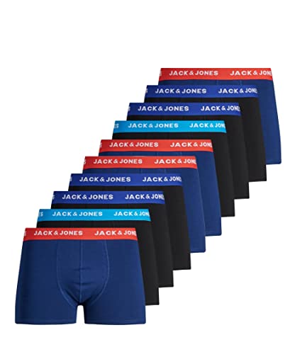 JACK&JONES Herren Boxershorts JacLee Trunks 10 Pack SN (as3, Alpha, x_l,...