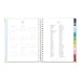Simplified 2026 12-Month Spiral Weekly Planner — Serene Stripe — January 2026 - December 2026, Calendar Year Organizer with Stickers, Pockets, and Keepsake Box