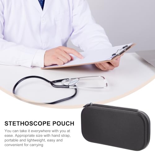 Stethoskop Tragetasche Professionelle Stethoskop Protector Case Stethoskope Stift Cover für Home Shop Outdoor Black
