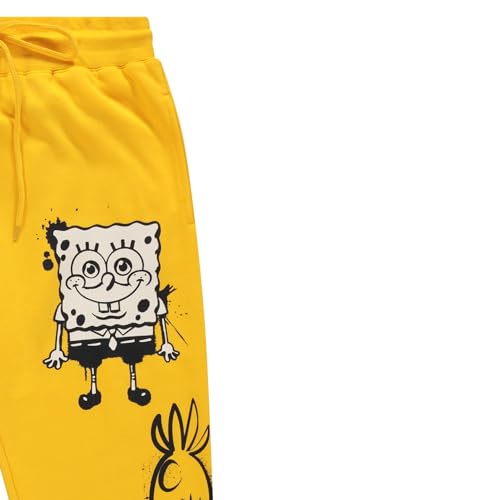 Mens Spongebob Squarepants Sweatpants - Spongebob Squarepants Mens Fleece Jogger Sweatpants - Spongebob, Patrick, Squidward4