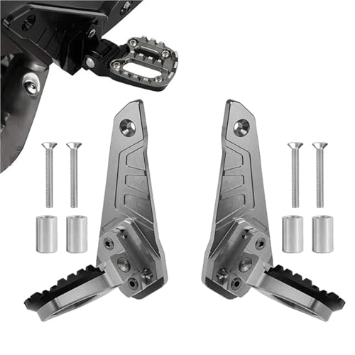 Repose-pieds arrière pliables XADV 750, alliage d'aluminium usiné