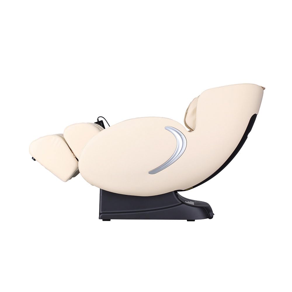 Home Deluxe - Sillón de masaje SONO Beige - incl. función de gravedad cero, Bluetooth y calefacción I Sillón de masaje Sillón relax con función de calor