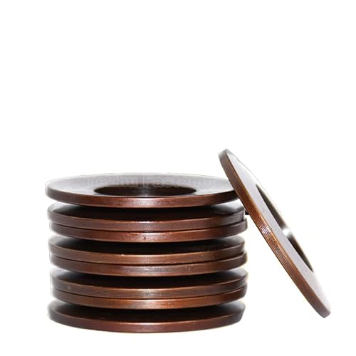 Preisvergleich Produktbild Kompression Belleville Disc Spring Tellerfeder Stoßdämpfer 60Si2MnA Außendurchmesser 8 / 10 / 12,5 / 14 / 16 / 18 mm ID 4,2~9,2 mm Dicke 0,2~1 mm-16 x 8,2 x 0,6 mm (B), 30St