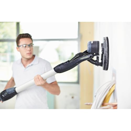 Image of Festool 578408 PLANEX Easy LHS-E 225 EQ-CB Drywall Sander | Lightweight Brushless Long-Reach Wall & Ceiling Sander with Integrated Dust Extraction