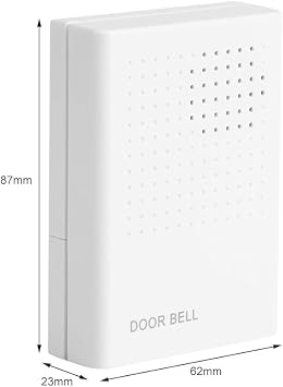 Doorbell Intercom Chime for Entryways and Offices, Replacement, Battery-operated, Easy Installation, Security, Wired
