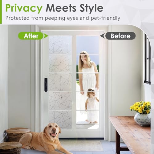 Película de privacidad para ventana rabbitgoo 17.5x78.7 pulg miniatura 4