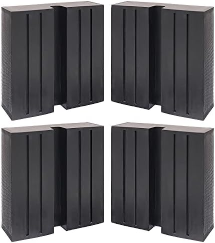 FIVE BANANAS Jack Rubber Pad, Car Black Anti-Slip Rail Pinch Weld Adapter Support Block Heavy Duty for Car Lift (4 Pack, 5#)
