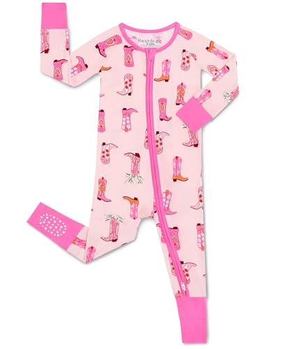 babee Reshinee Bamboo Viscose Convertible Baby Footies Pajamas