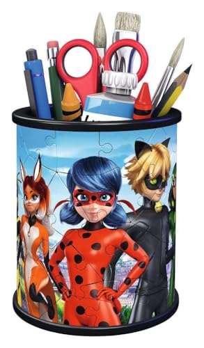 Puzzle 3D 54 pièces Pot à crayons : Miraculous Ravensburger France - vue 7