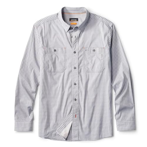 Orvis River Guide 2.0 Long-Sleeve Shirt for Men, Classic Button-Down Style, Breathable Fabric, Ideal for Outdoor Adventures