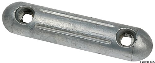 Anode à boulonner magnésium 200 mm Osculati pour bateaux en eau douce