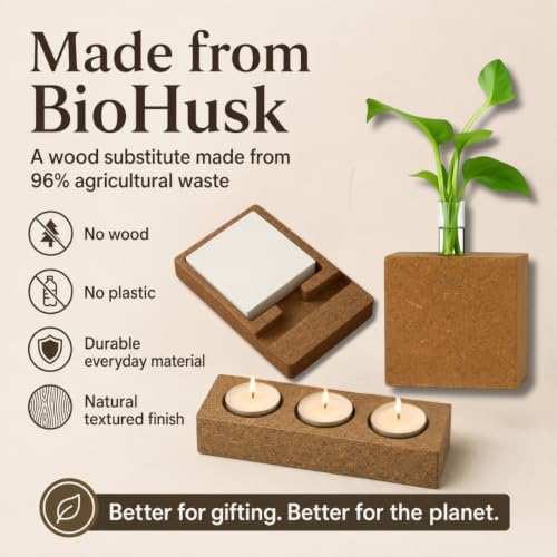 Image of Eco Corporate Gift Set Notebook Planter Candle Holder