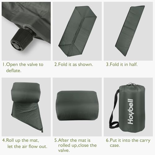 Image of Playpen Mat, Compatible with Regalo My Play Play Yard, Self Inflatable Comfortable with Carry Case - Dark Grey