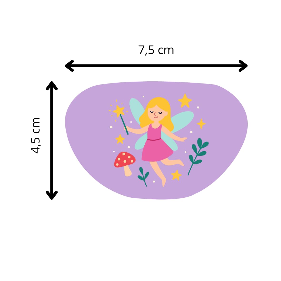 x50 patches oculaires enfants pour traitement de l'Amblyopie (oeil-paresseux) / Strabisme/traitements post-opératoires - Thème monde de fées ! cache oeil enfant - pansement oeil