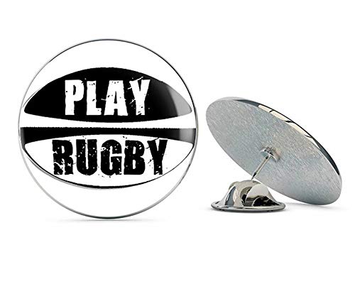 Play Rugby Ball Shaped (ruck Rugger) Metal 0.75