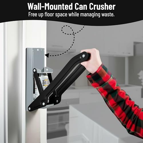 Aspect Heavy-Duty Can Crusher for Aluminium Cans, 16oz/500ml Compact and Efficient 2 in 1 Can Crusher Non-Slip Grip Handle, and Easy Setup - Image 4