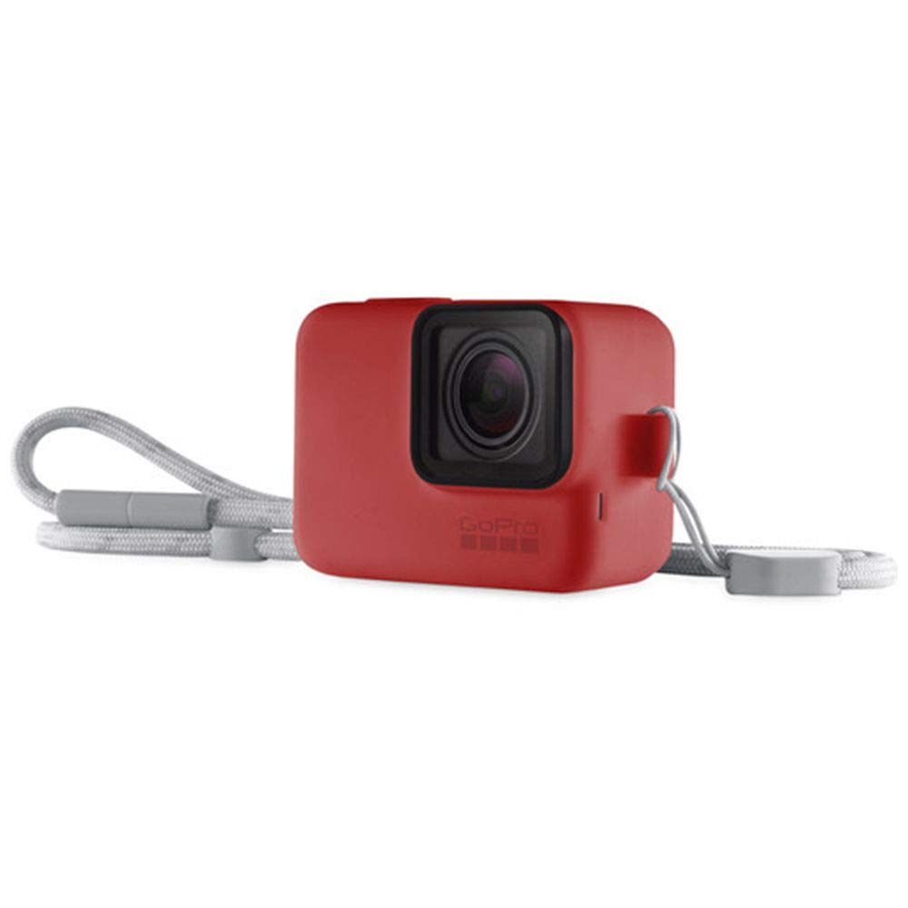 Amazon | 【GoPro公式】スリーブ + ランヤード レッド for HERO7/6/5