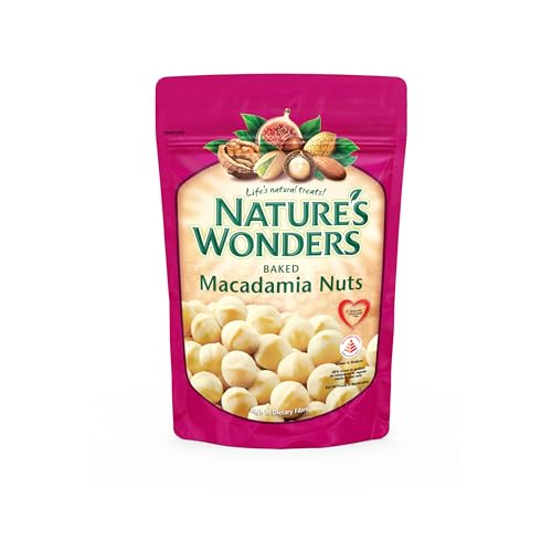 Natures Wonder Baked Macadamias 220g