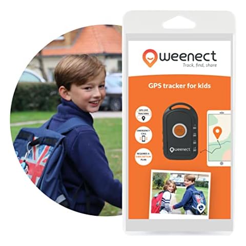GPS tracker for kids - Weenect | No distance limit | 7 day battery life | Alert button | Emergency telephone Cover