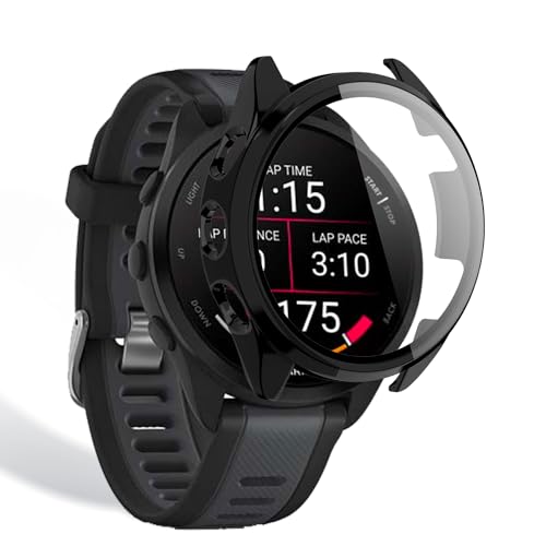 �K�[�~��(GARMIN) Forerunner 165 / 165 Music �p �P�[�X �J�o�[ �K���X�t�C������̌^�P�[�X �yNOUKAJU�z �P�[�X �ی�t�B���� ��� �ی�P�[�X PC+�����K���X�t �ی� �J�o�[ ��̌^ �S�ʕی� �����^ �����ȒP