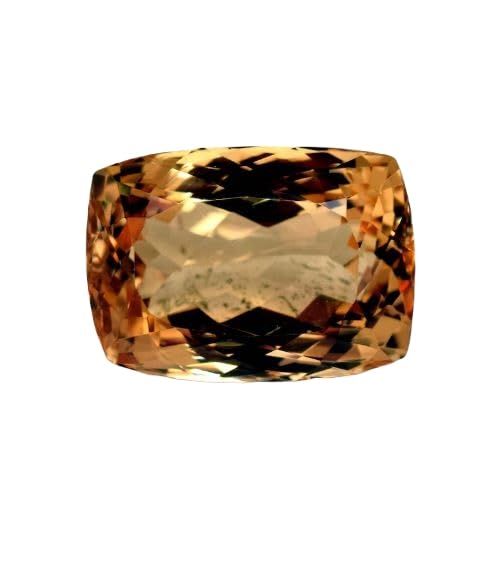 Citrine naturelle facettée de haute qualité pour la création de bague et collier précieux