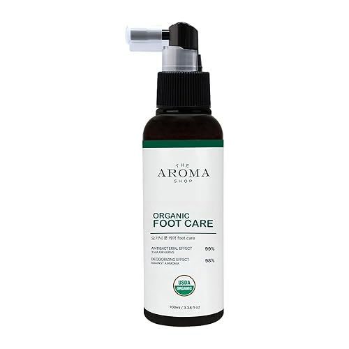 Miniatura 4 de USDA TheAromaShop Cuidado orgánico del pie de atleta, tiña, olor de pies, pies descamados, cuidado refrescante y cómodo de los pies 3.38 fl oz