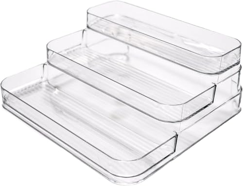 Perfume Organizer and Stand - Multifunctional Vanity Organizer for Skincare Makeup and Cologne - Acrylic Tiered Tray 1 PCS