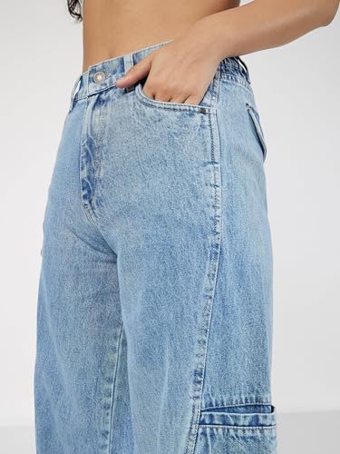 Image of Sassafras Women's Modern Straight-Leg Jeans - Classic Fit, Professional Office to Evening Outfit for Women