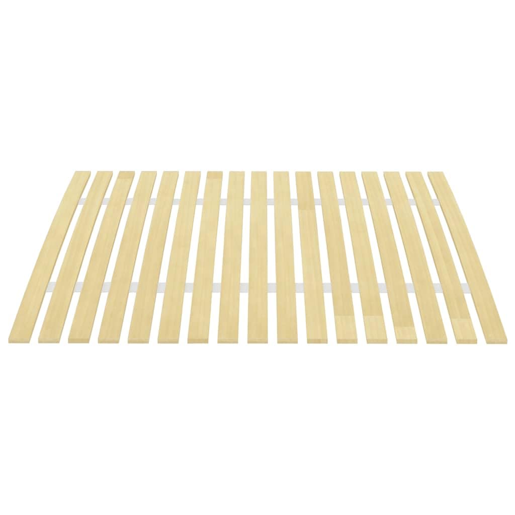 Rete di ricambio con 17 doghe 100 x 200 cm in legno di pioppo massello per letti a castello, letti a piattaforma, doghe in legno con fettuccia per la dissipazione del calore,