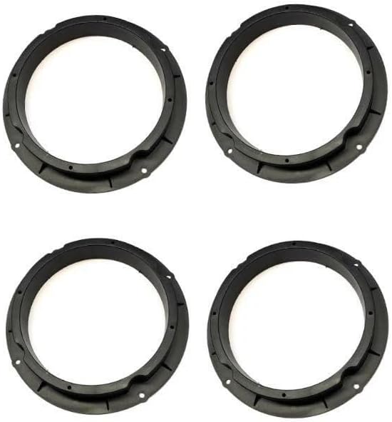 2 Pairs 6.5" 6.75" Inch Car Stereo Door Speaker Install Bracket Mount Plates for Aftermarket Speaker Installation -Made for Some Hyundai + Kia Vehicles -Compatible Vehicles Listed Below