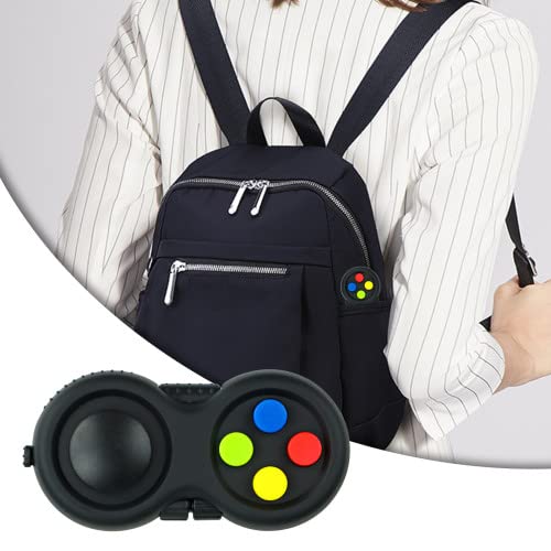 Wtycd The Original Fidget Retro: The Rubberized Classic Controller Game Pad Fidget Focus Toy With 8-Fidget Functions And Lanyard - Perfect For Relieving Stress (Colorful) #TOP6