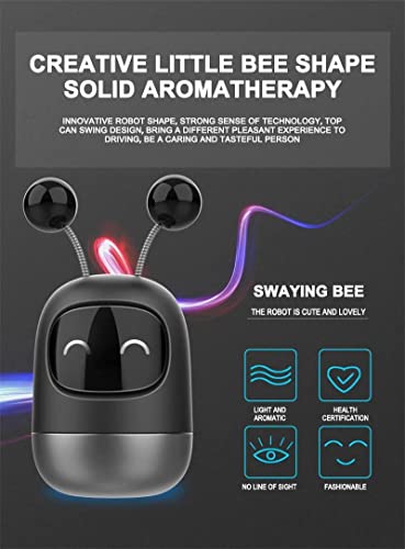 Image of Dynamic robot car perfume air outlet aromatherapy car decoration ornaments car fragrance car lasting light fragrance