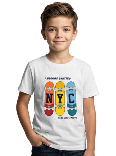 Image of XENOVAURBAN Kids Tshirt 2 Combo for Boys /Girls | Cotton Fabric | Graphic Printed Round Neck T-Shirt for Kids - KRN2-PRINTED-PAR