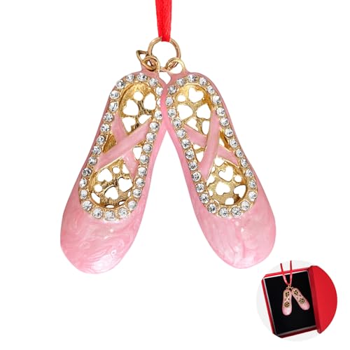 Ushinemi Shoe Christmas Ornaments Ballet Toe Dancing Shoes Ornament