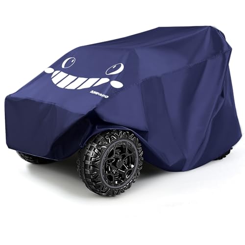 Image of ANPABO Kids Ride On Toy Car Cover with Pattern, One Size Fits Most-Blue