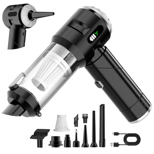 Wansimoo 25,000PA Cordless Handheld Car Vacuum with Digital Display