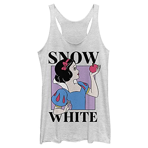 Débardeur fille Disney Blanc Neige en coton chiné taille M avec dos nageur