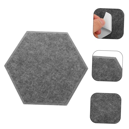 8 piezas Paneles Acústicos de Fieltro para Absorción de Sonido para Mejorar el Aislamiento Acústico en Teatros Estudios y Oficinas Profundos miniatura 3