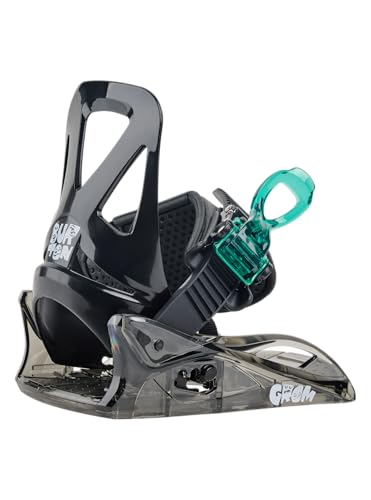 Burton Kids' Mini Grom Disc Snowboard Bindings, Black, S