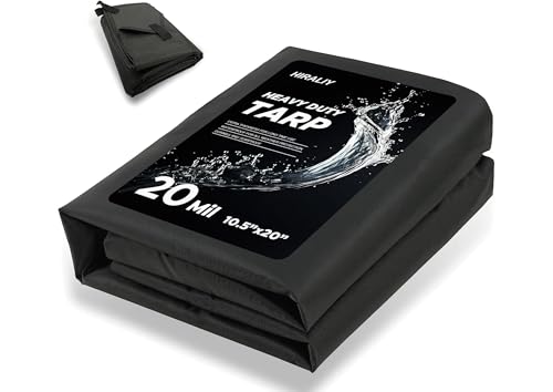 HIRALIY 20 Mil Heavy Duty Tarp 10.5x20