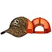 John Deere Men's Tree Bark Orange Mesh Cap