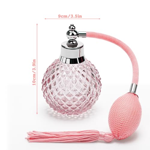 Coolrunner 100 ml Spray Empty Refillable Bottle Lady Gift Vintage Glass Perfume Bottle4