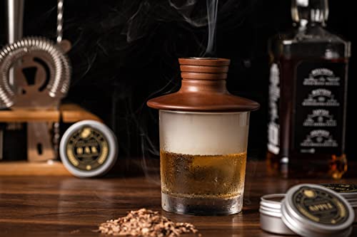 Bourbon Gifts For Men - Cocktail Smoker Kit With Torch And Wood Chips For Whiskey And Bourbon, Old Fashioned Cocktail Kit, Whiskey Gifts, For Dad, Husband And Cocktail Lovers #TOP1