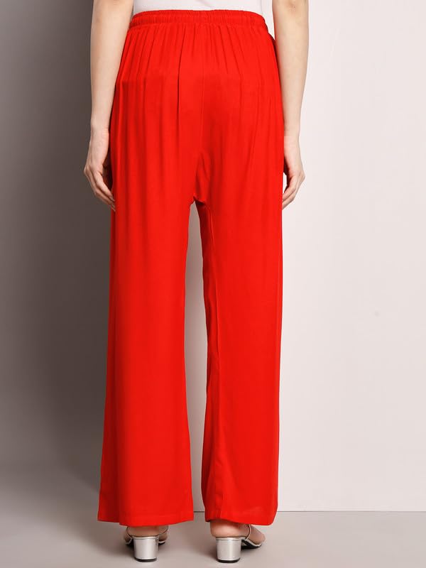 Image of Soft Colors Women Regular Fit Pocket Palazzo
