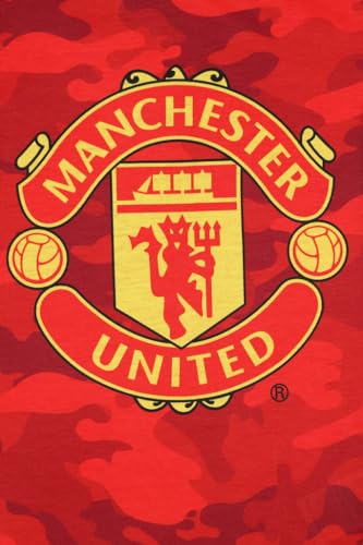 Manchester United Boys Football Club Red Camouflage Long Pyjama Set (10-11 Years)