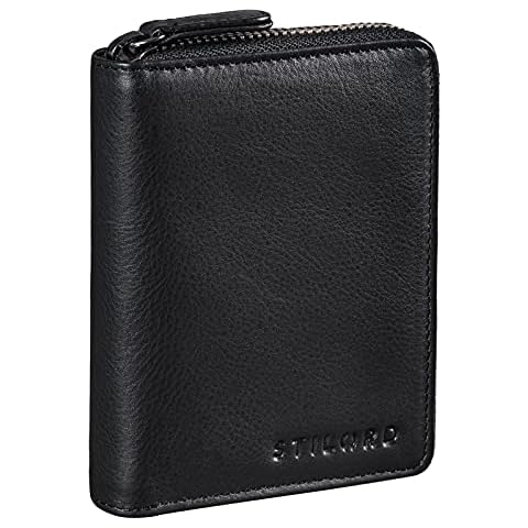 STILORD 'Giannis' Mini Cartera Hombre Cuero Vintage Cover